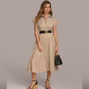 Donna Karan linen dress